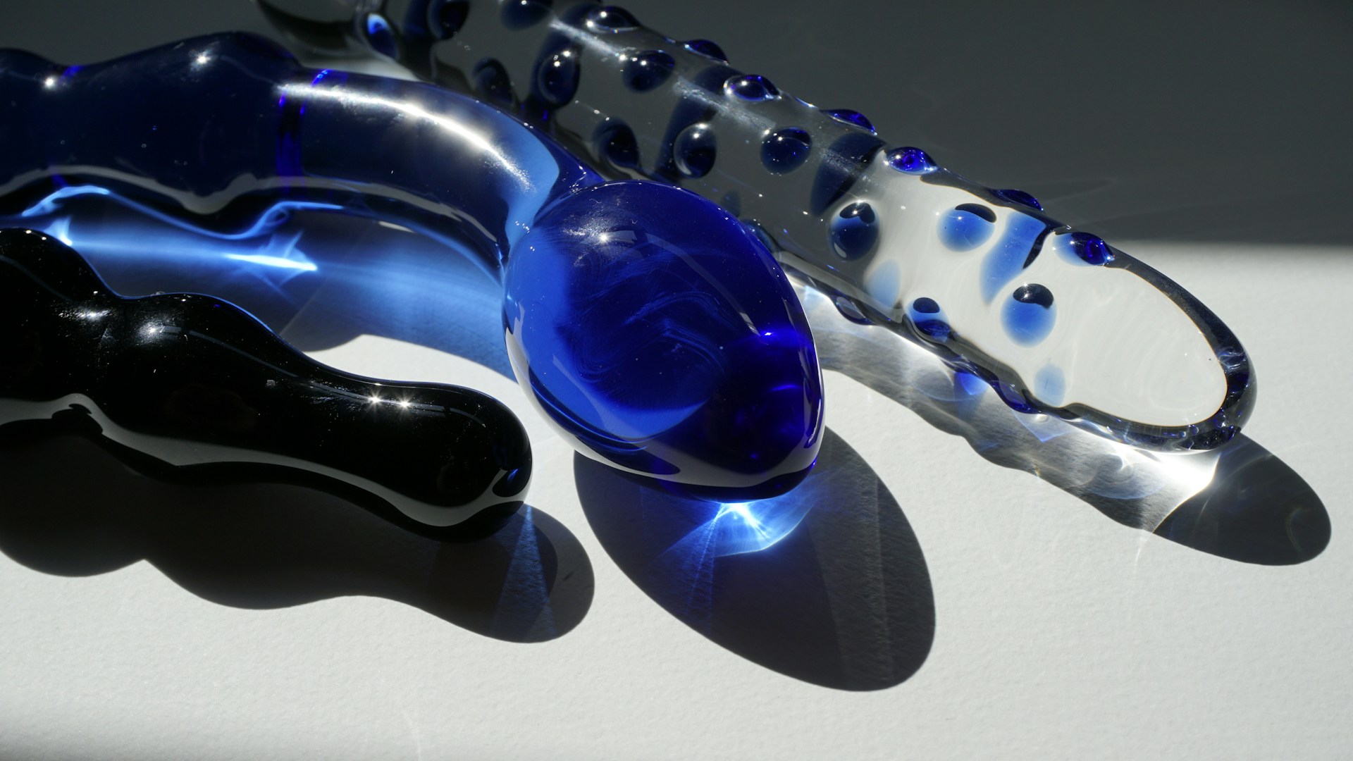 Glass dildo crystal adult toy product artistic